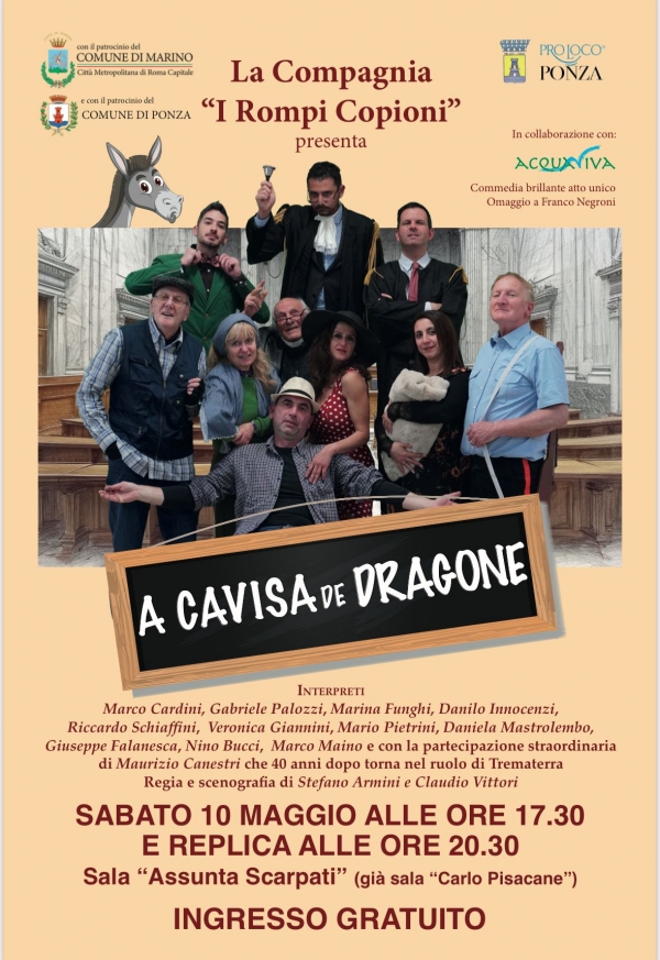 SPETTACOLO TEATRALE LA COMPAGNIA &quot;I ROMPI COPIONI&quot;