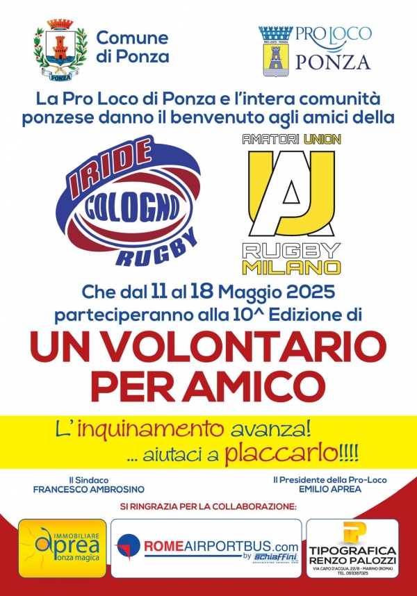 10° EDIZIONE UN VOLONTARIO PER AMICO