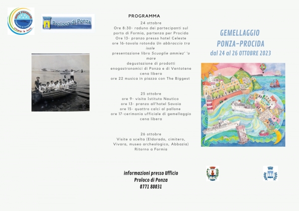 GEMELLAGGIO PONZA-PROCIDA